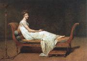 Jacques-Louis  David portrait of madame recamier oil painting reproduction